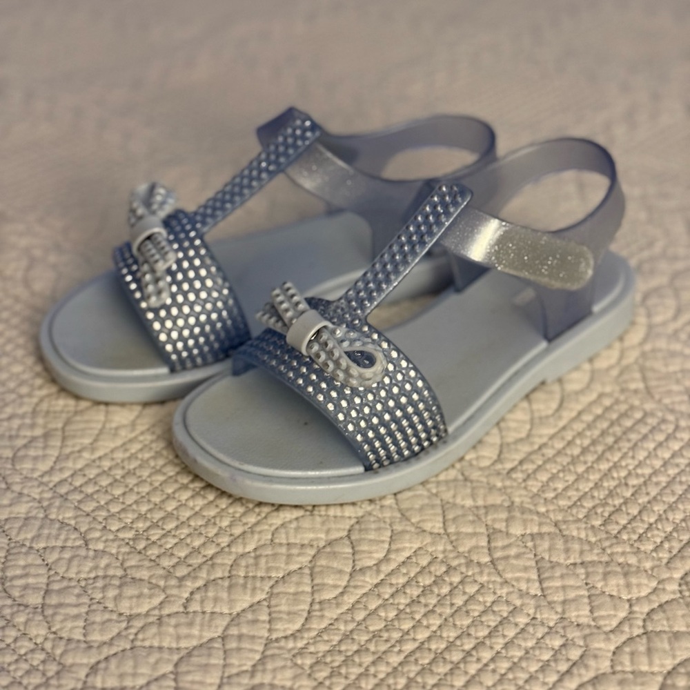 Mini Melissa Blue Sandal Girl Size 1